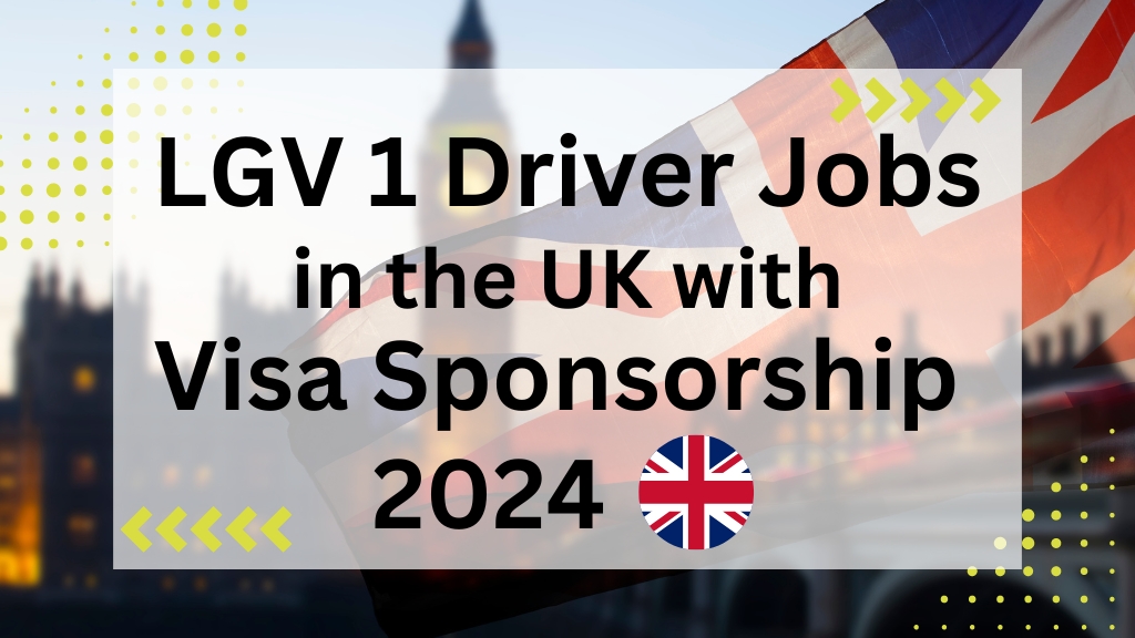 LGV 1 Driver Jobs in the UK